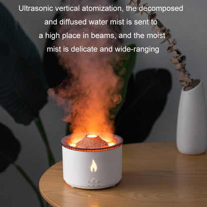 Volcanic Essential Oil Aroma Diffuser Ultrasonic Air Humidifier, Model: Monochrome(EU Plug) - Air Purifiers & Accessories by buy2fix | Online Shopping UK | buy2fix