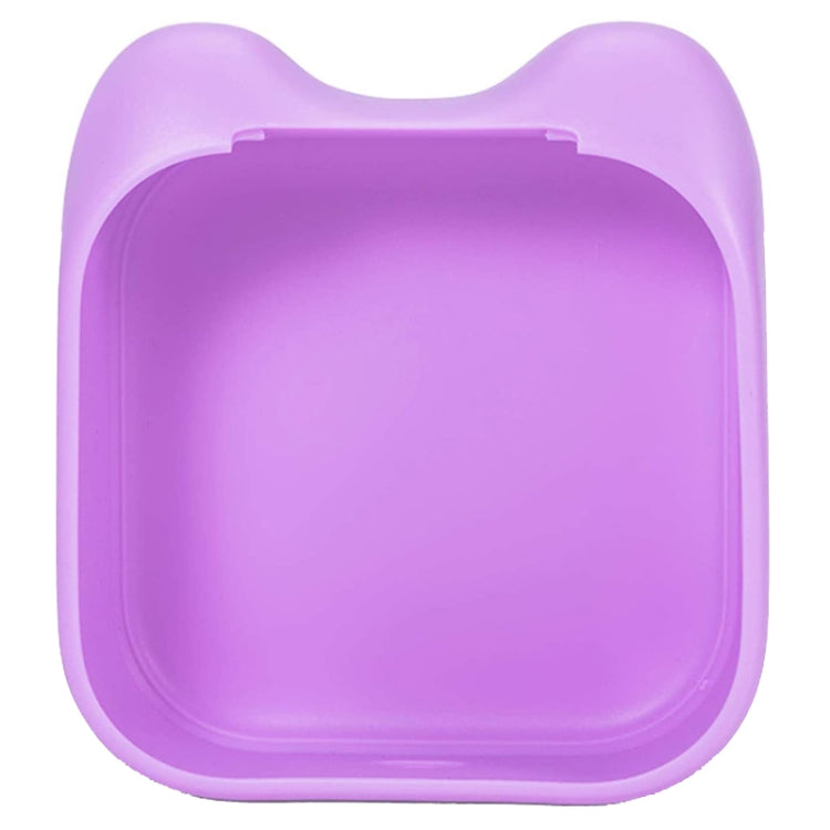 For Phomemo T02 Printer Silicone Protective Case(Purple Cat Ear) - Printer Accessories by buy2fix | Online Shopping UK | buy2fix