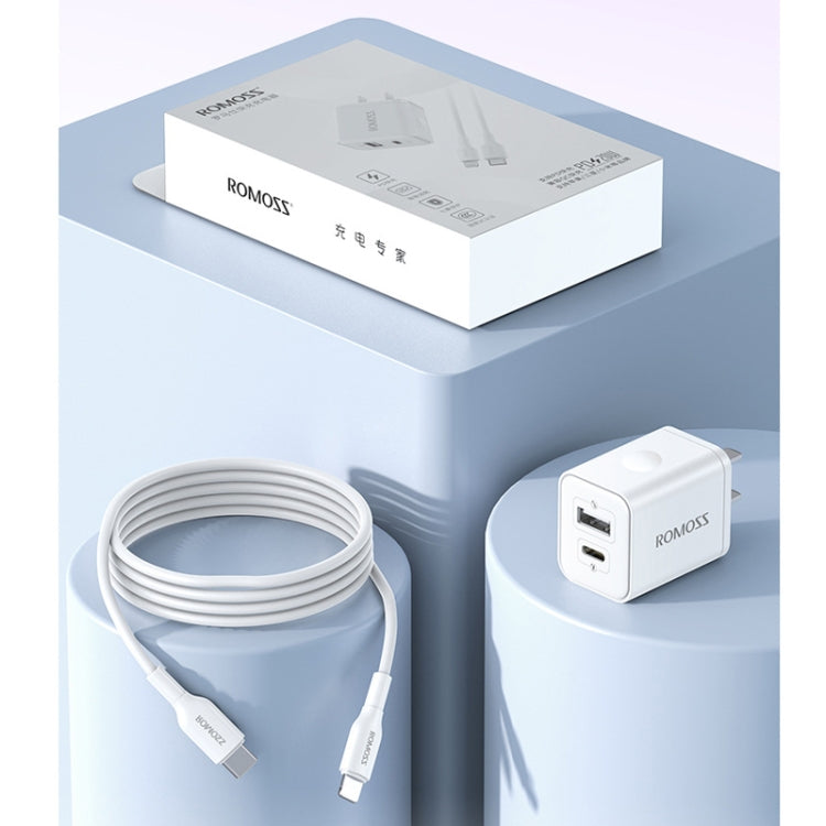 ROMOSS PD20W Fast Charger For Apple/Huawei And Xiaomi, CN Plug, Style: Double-port - USB Charger by ROMOSS | Online Shopping UK | buy2fix