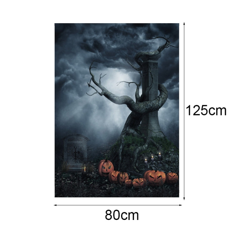 1.25x0.8m Holiday Party Photography Background Halloween Decoration Hanging Cloth, Style: C-1251 - Cartoon by buy2fix | Online Shopping UK | buy2fix