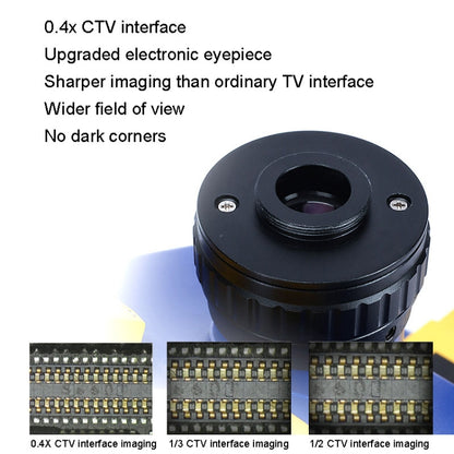 MECHANIC MC-75TB1 Trinocular Stereo Microscope Industrial Grade Can Connect To HD Display - Digital Microscope by MECHANIC | Online Shopping UK | buy2fix