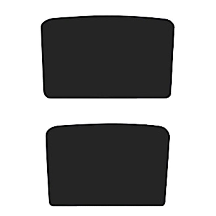 2pcs /Set For Tesla Model Y Ice Crystal Sunshade Car Roof Front And Rear Sunroof Shade(Black) - Window Foils & Solar Protection by buy2fix | Online Shopping UK | buy2fix