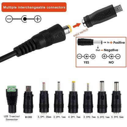 65W 6-20V Adjustable 3A DC Power Adapter Charger, Specification: UK Plug Large - Universal Power Adapter by buy2fix | Online Shopping UK | buy2fix