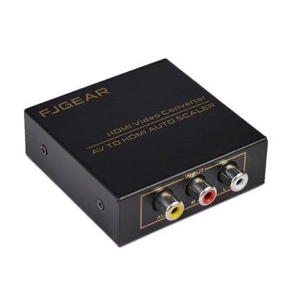 FJGEAR FJ-AH1308 AV To HDMI Converter With Auto Scaling - Converter by FJGEAR | Online Shopping UK | buy2fix