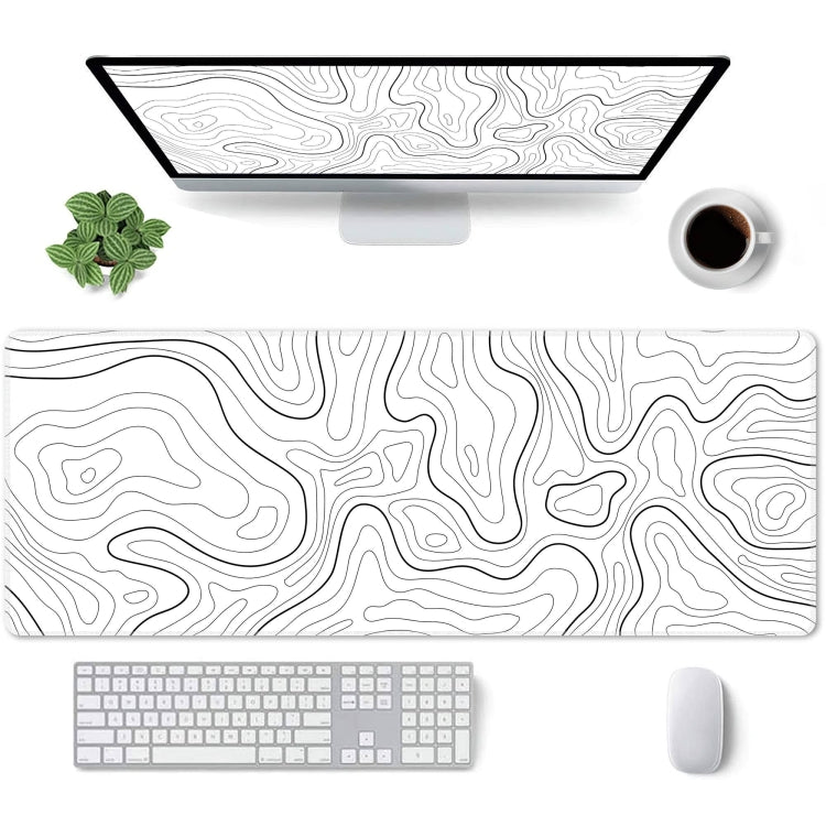 Large Abstract Mouse Pad Gamer Office Computer Desk Mat, Size: 300 x 700 x 2mm(Abstract Fluid 1) - Mouse Pads by buy2fix | Online Shopping UK | buy2fix