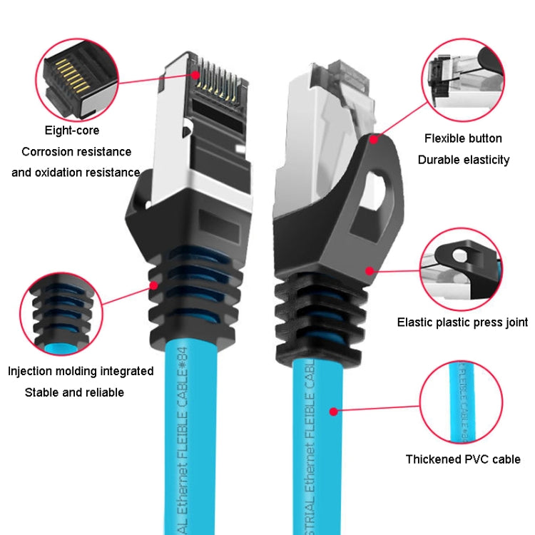 40m CAT5 Double Shielded Gigabit Industrial Ethernet Cable High Speed Broadband Cable - Lan Cable and Tools by buy2fix | Online Shopping UK | buy2fix