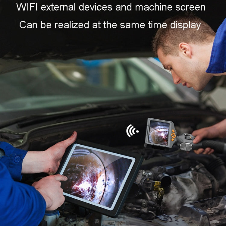 Teslong TD500 HD 5 Inch Large Screen 360 Degree Dual Steering Borescope Industrial Components Overhaul -  by Teslong | Online Shopping UK | buy2fix