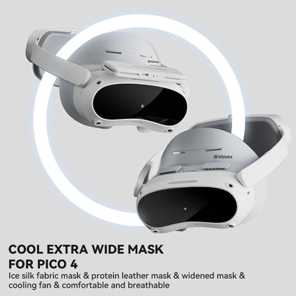 For PICO 4 Hibloks VR Glasses Face Cushion Widened Breathable Protector Pad, Spec: 1pc PU Cotton - VR Accessories by Hibloks | Online Shopping UK | buy2fix