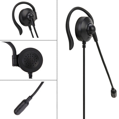 SOYTO SY227 Single-side Operator Ear Hook Headset Corded Computer Headset, Interfaces: Separation USB Wire Control - Microphones & Headsets by SOYTO | Online Shopping UK | buy2fix