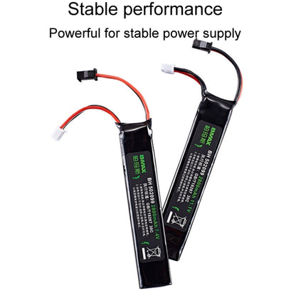 BMAX 11.1V High Rate 30C Discharge Water Marble Rifle Rechargeable Li-Ion Battery, Plug: Green Shell Small Tamiya - Li-ion Batteries by BMAX | Online Shopping UK | buy2fix