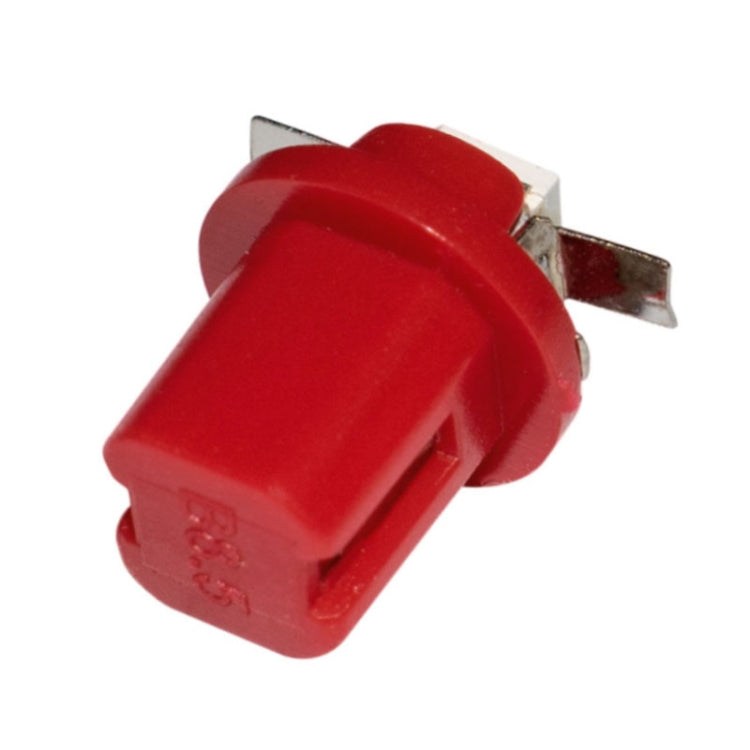 10 PCS T8.5 5050 Led 1 SMD Car Gauge Dash Bulb Dashboard Instrument Light Wedge Interior Lamp(Red) - Instrument Lights by buy2fix | Online Shopping UK | buy2fix