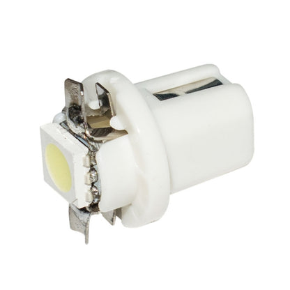 10 PCS T8.5 5050 Led 1 SMD Car Gauge Dash Bulb Dashboard Instrument Light Wedge Interior Lamp(White) - Instrument Lights by buy2fix | Online Shopping UK | buy2fix