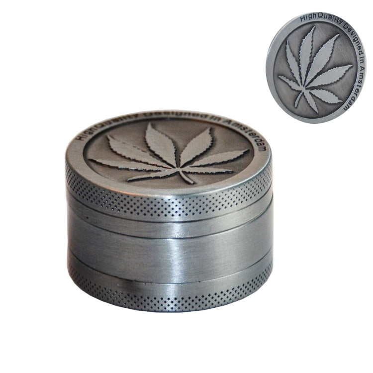 2 PCS Weed Grinder Metal Stainless Steel Maple leaf Type Herbal Herb Tobacco Grinder, Size:30MM 3 laryers - Home & Garden by buy2fix | Online Shopping UK | buy2fix