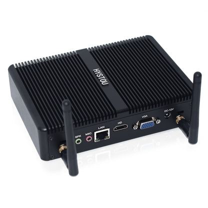 HYSTOU H2 Windows / Linux System Mini PC, Intel Core I5-7267U Dual Core Four Threads up to 3.50GHz, Support mSATA 3.0, 8GB RAM DDR3 + 256GB SSD 500GB HDD (Black) - Computer & Networking by HYSTOU | Online Shopping UK | buy2fix