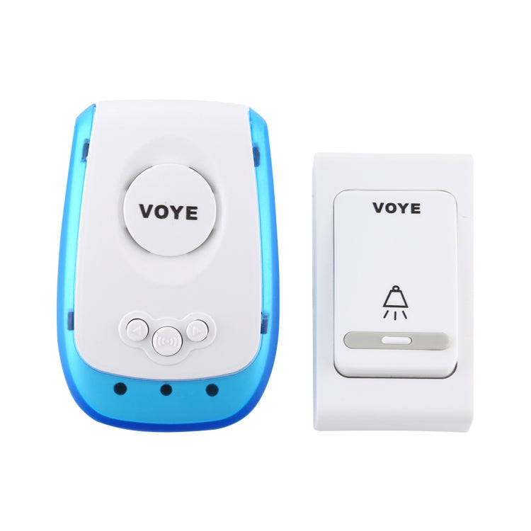 VOYE V009B Home Music Remote Control Wireless Doorbell with 38 Polyphony Sounds, US Plug (White) - Security by VOYE | Online Shopping UK | buy2fix