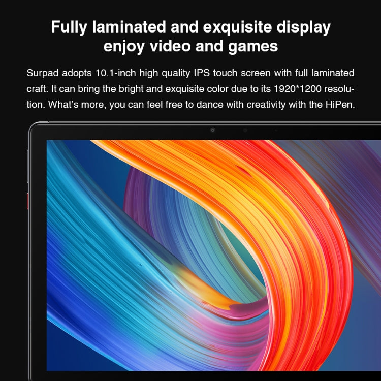 CHUWI Surpad 4G LTE Tablet PC, 10.1 inch, 4GB+128GB, with Keyboard, Android 10.0, Helio MT6771V Octa Core up to 2.0GHz, Support Dual SIM & OTG & Bluetooth & Dual Band WiFi, EU Plug (Black+Grey) - CHUWI by CHUWI | Online Shopping UK | buy2fix