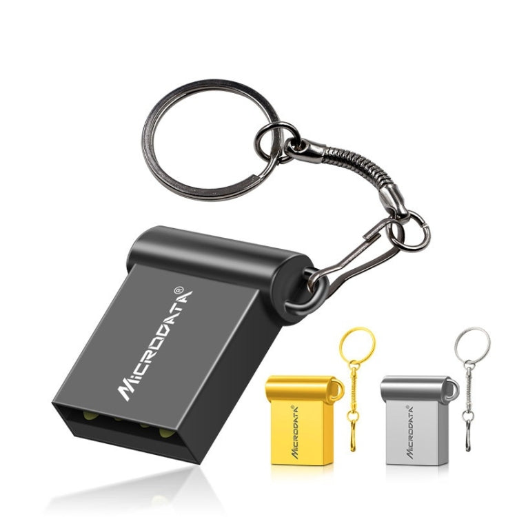 MiCRODATA 64GB USB 2.0 Computer Car Two-use Mini U Disk (Black) - USB Flash Drives by MiCRODATA | Online Shopping UK | buy2fix