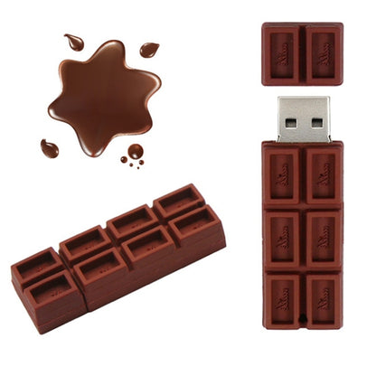 MicroDrive 16GB USB 2.0 Creative Chocolate USB Flash Drive - USB Flash Drives by MicroDrive | Online Shopping UK | buy2fix