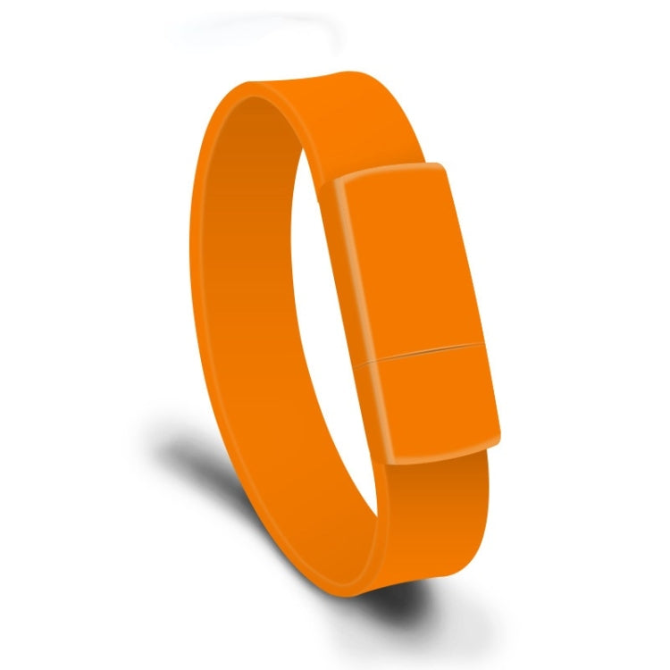 MicroDrive 16GB USB 2.0 Fashion Bracelet Wristband U Disk (Orange) - Computer & Networking by MicroDrive | Online Shopping UK | buy2fix